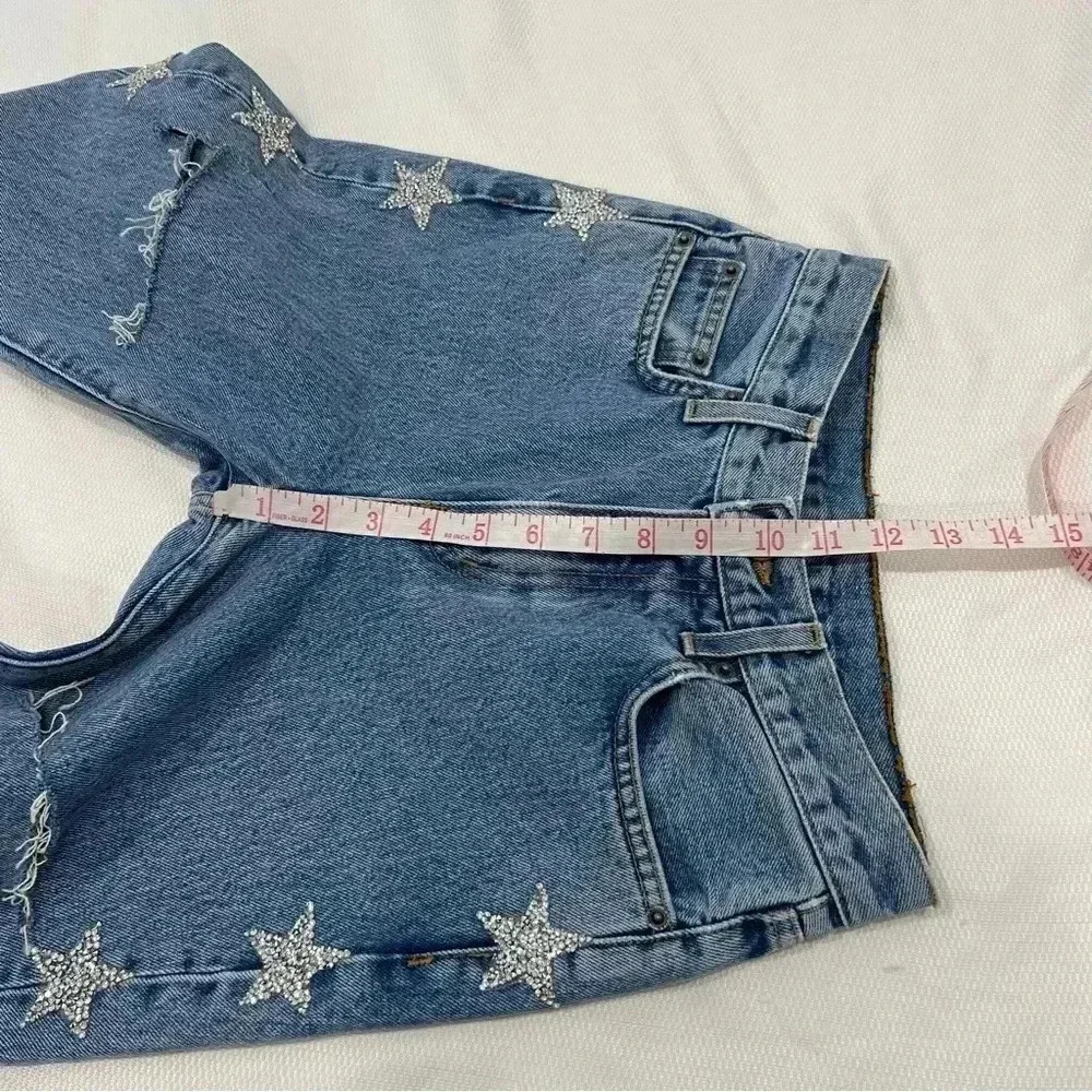 Carmar Alexander Ezra Rhinestone Star Jeans size 24 - Picture 11 of 14